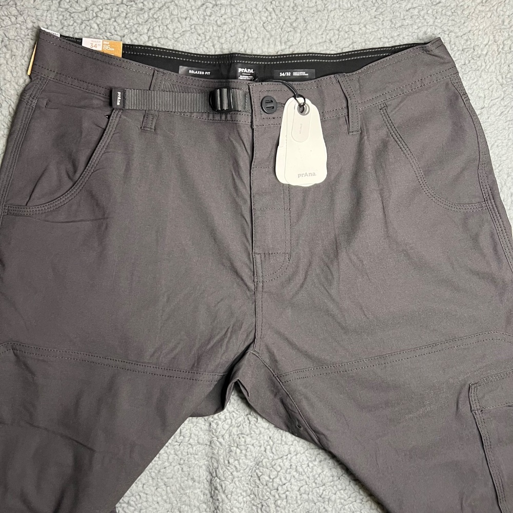 NWT prAna Stretch Zion Pant II Dark Iron 31X32, 34X32 - Picture 4 of 13
